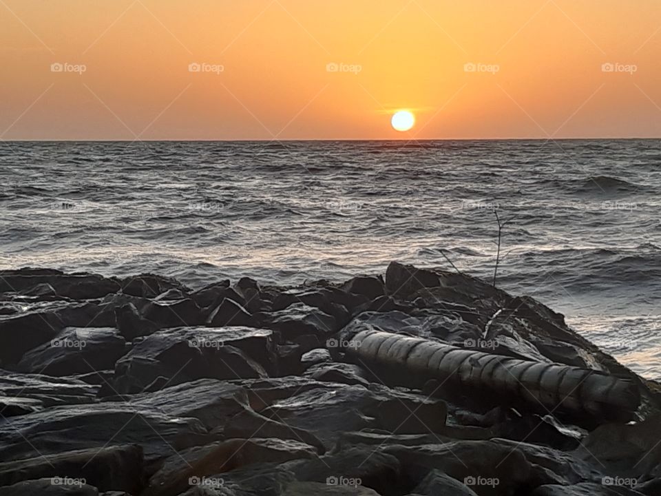 Beautiful view of sunset