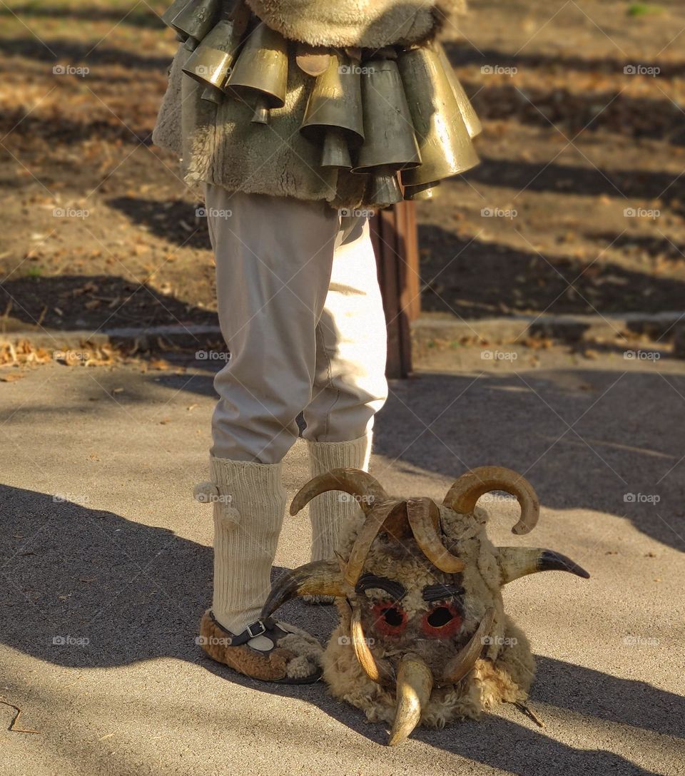 Evil chasing ritual in Bulgaria