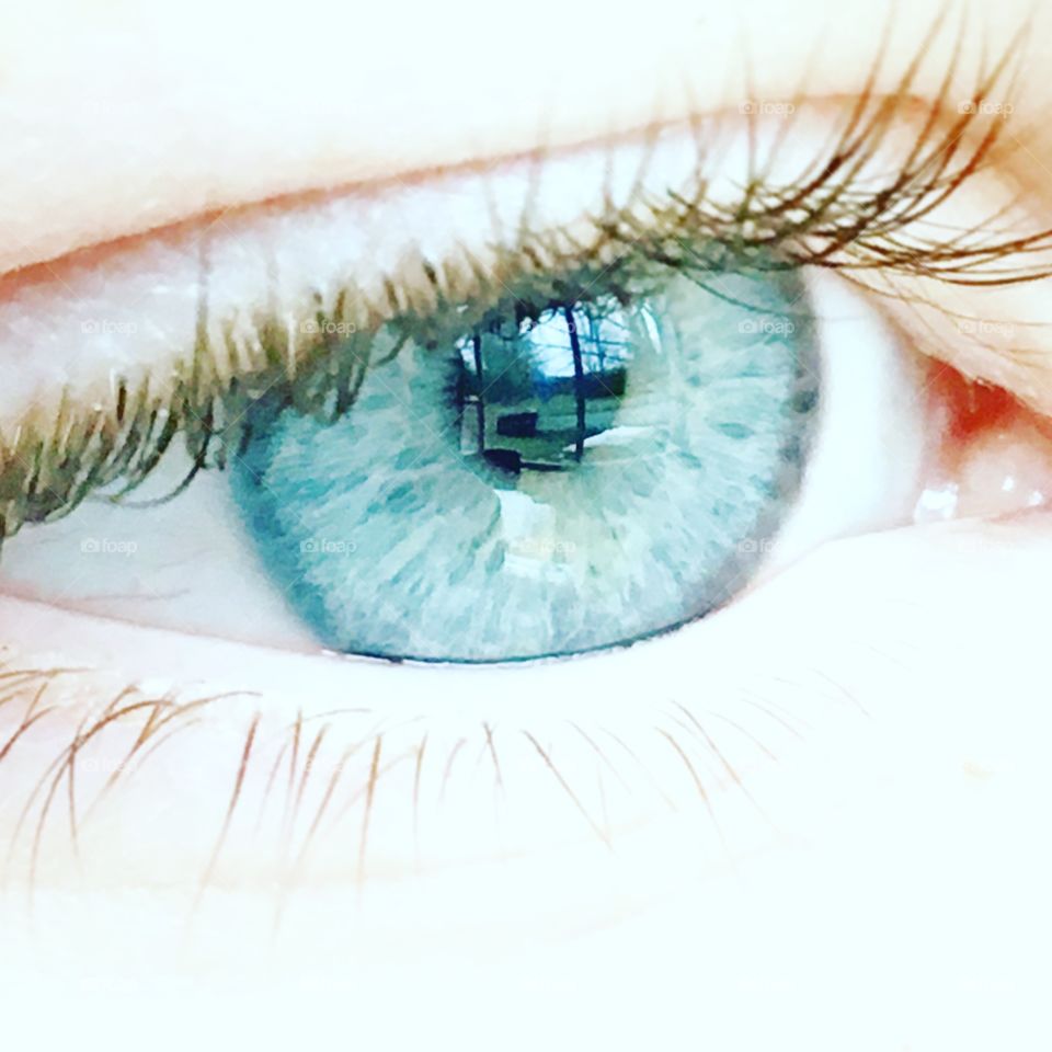 Reflection in eye