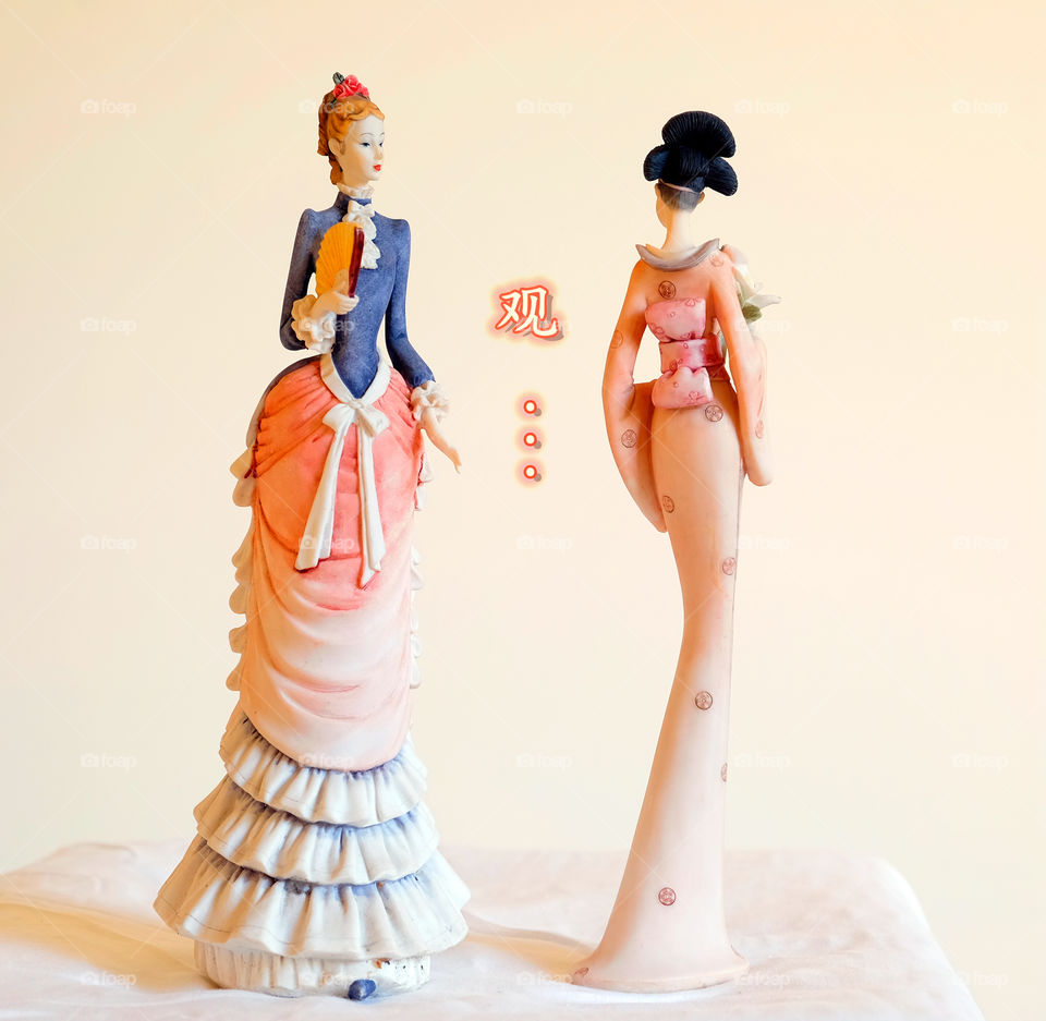 Beauty of east and west