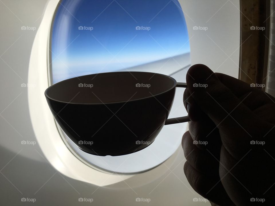 Morning Coffe At 37,000 Ft