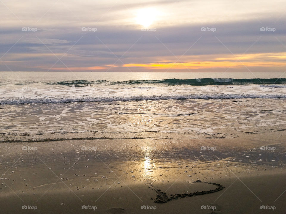 Sunset, Water, Beach, Sea, Ocean