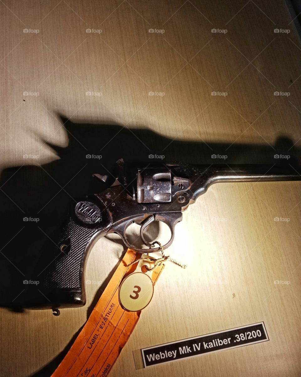 Classic pistol gun,a Webley