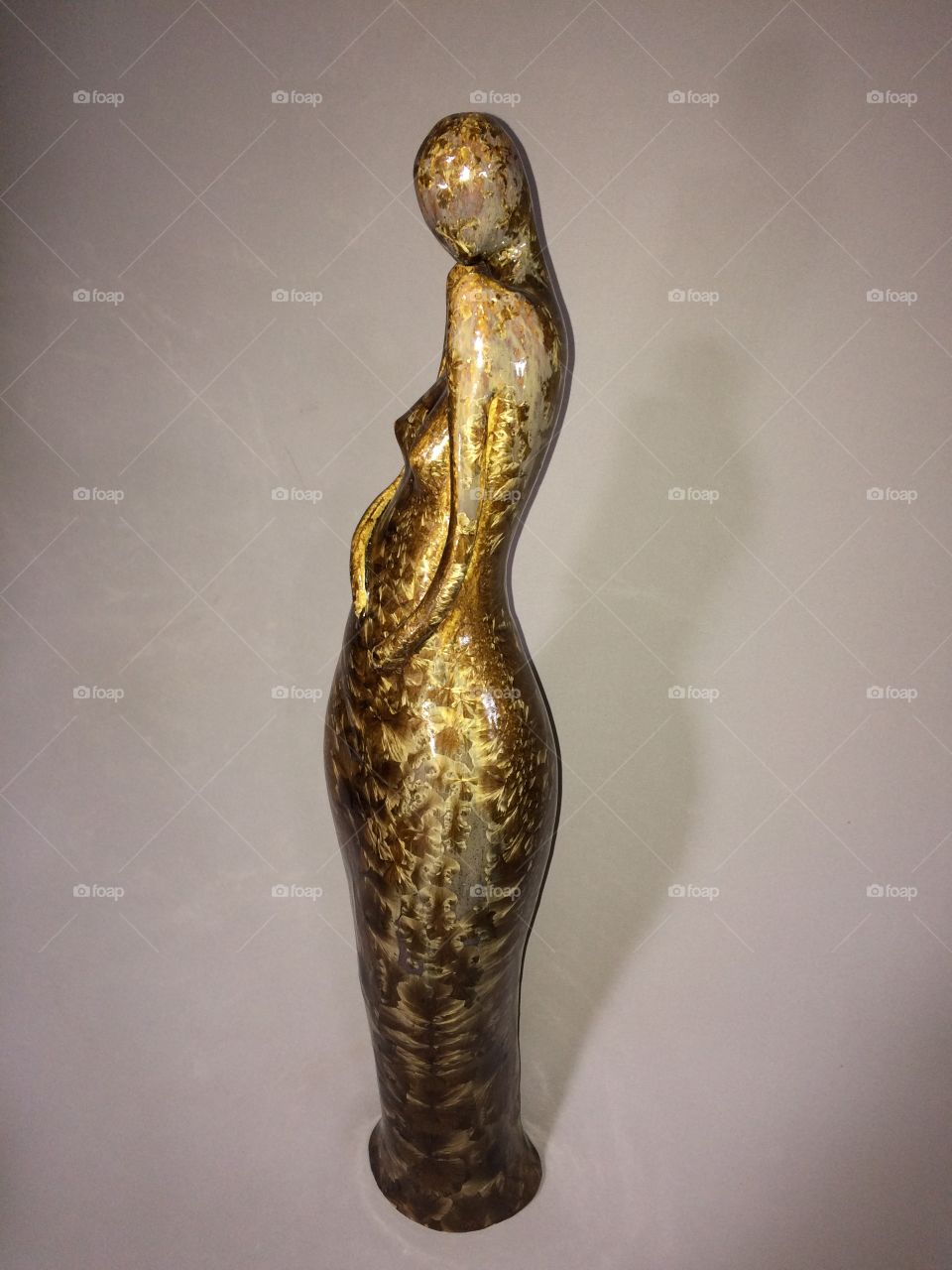 Embracing her curves