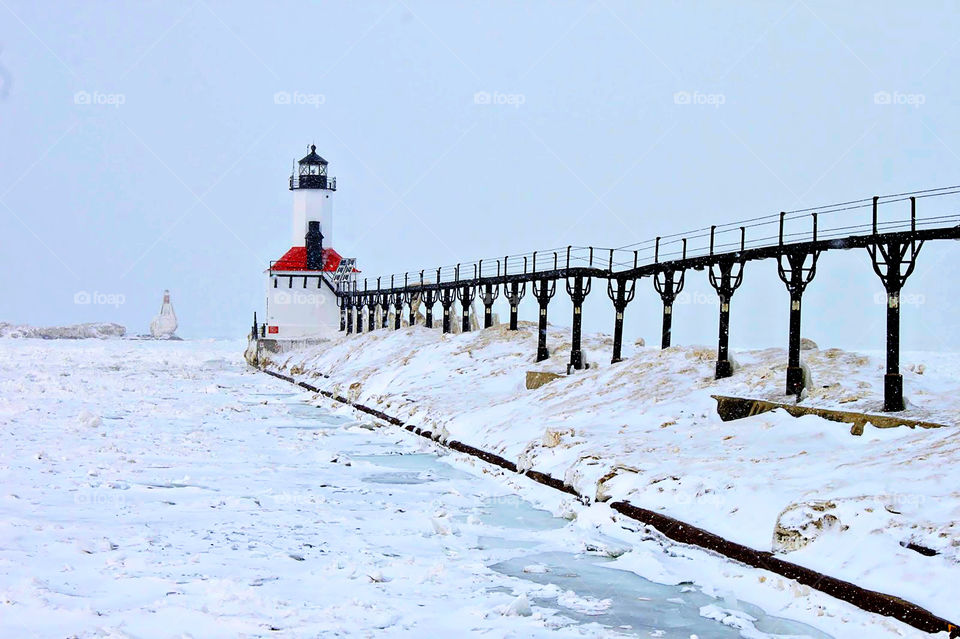 Frozen Lighthouse