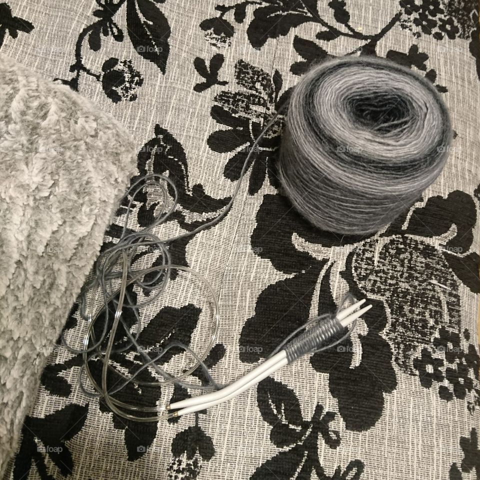 knitting- winter evening activities