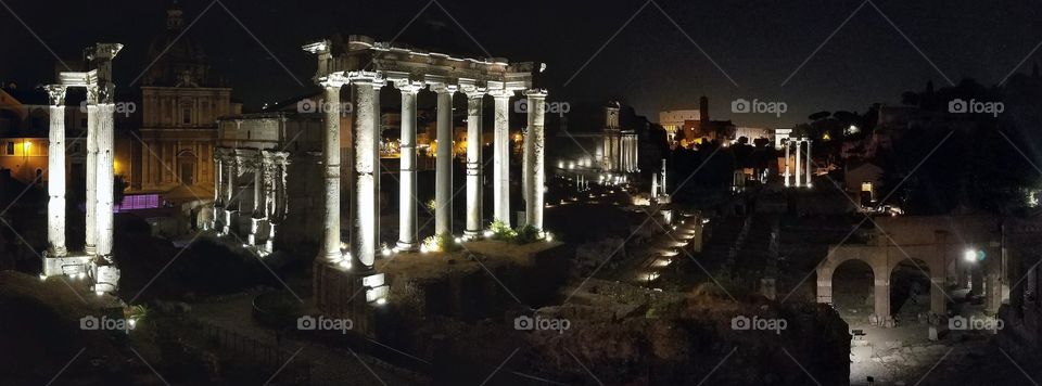 Roman Forum by Night