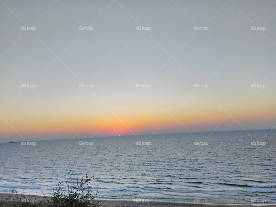 Sunset, Water, Dawn, Sea, Sun