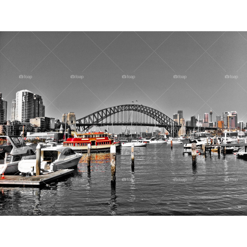australia bridge harbour sydney by fairybelle