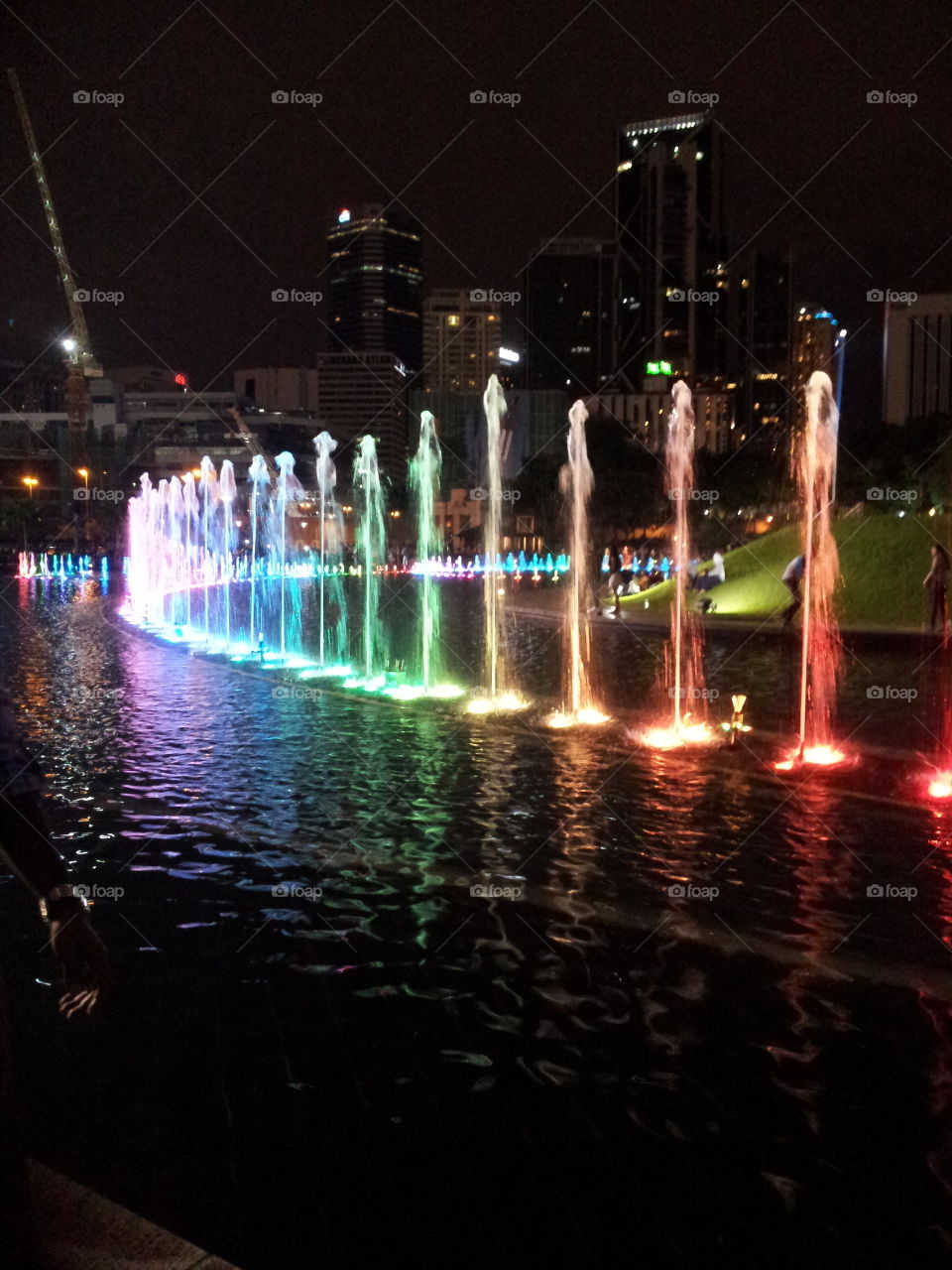 The symphony lake. The symphony lake in Kuala Lumpur-Malaysia