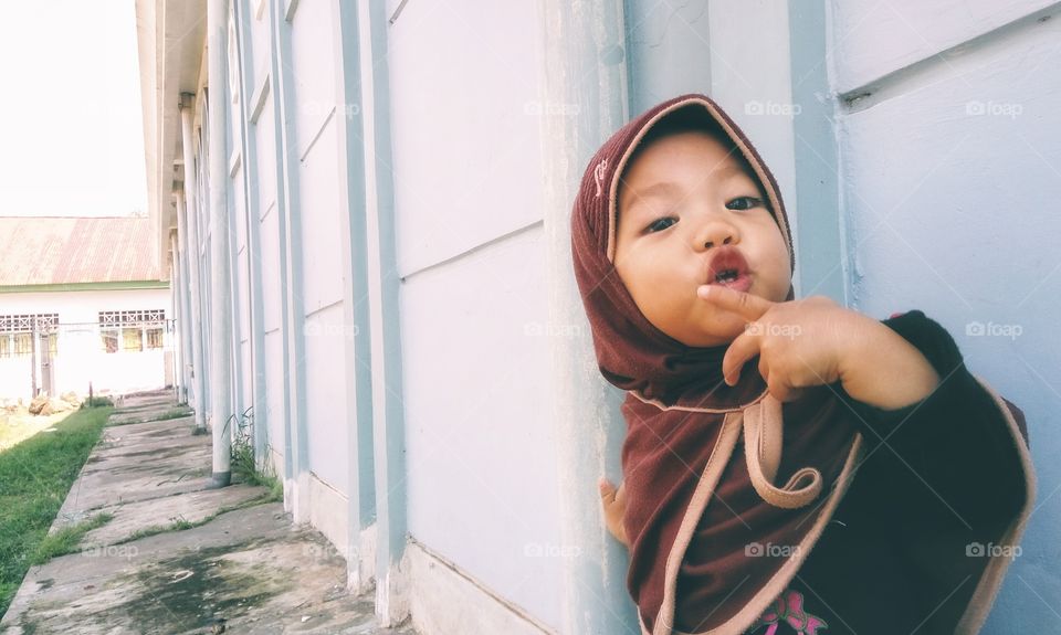 Portrait of a toddler boy