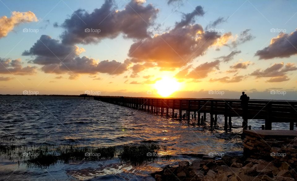 The Golden Hour at the pier