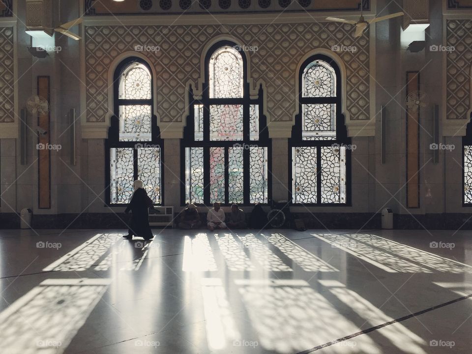 Prayers Accepted. Took this shot from my iPhone at Makkah Mukarrama, Saudi Arabia on of Eid Day (a Muslim festival)