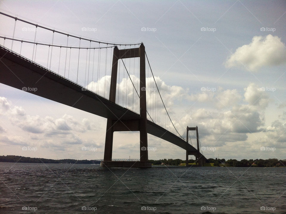 sky summer clouds water by henne