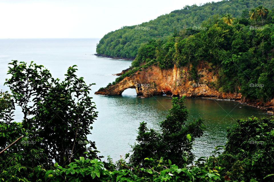 Cliff in the sea