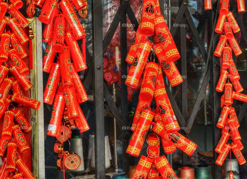 Bundle Of Chinese New Year Firecrackers