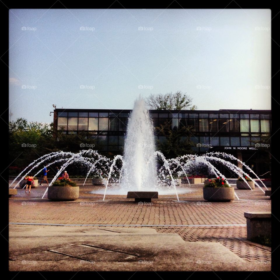 Indiana State University fountain picture I took:)