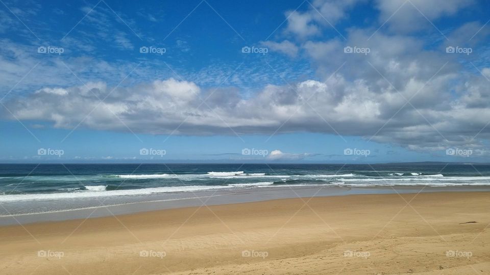 golden Beach and beautiful skies.