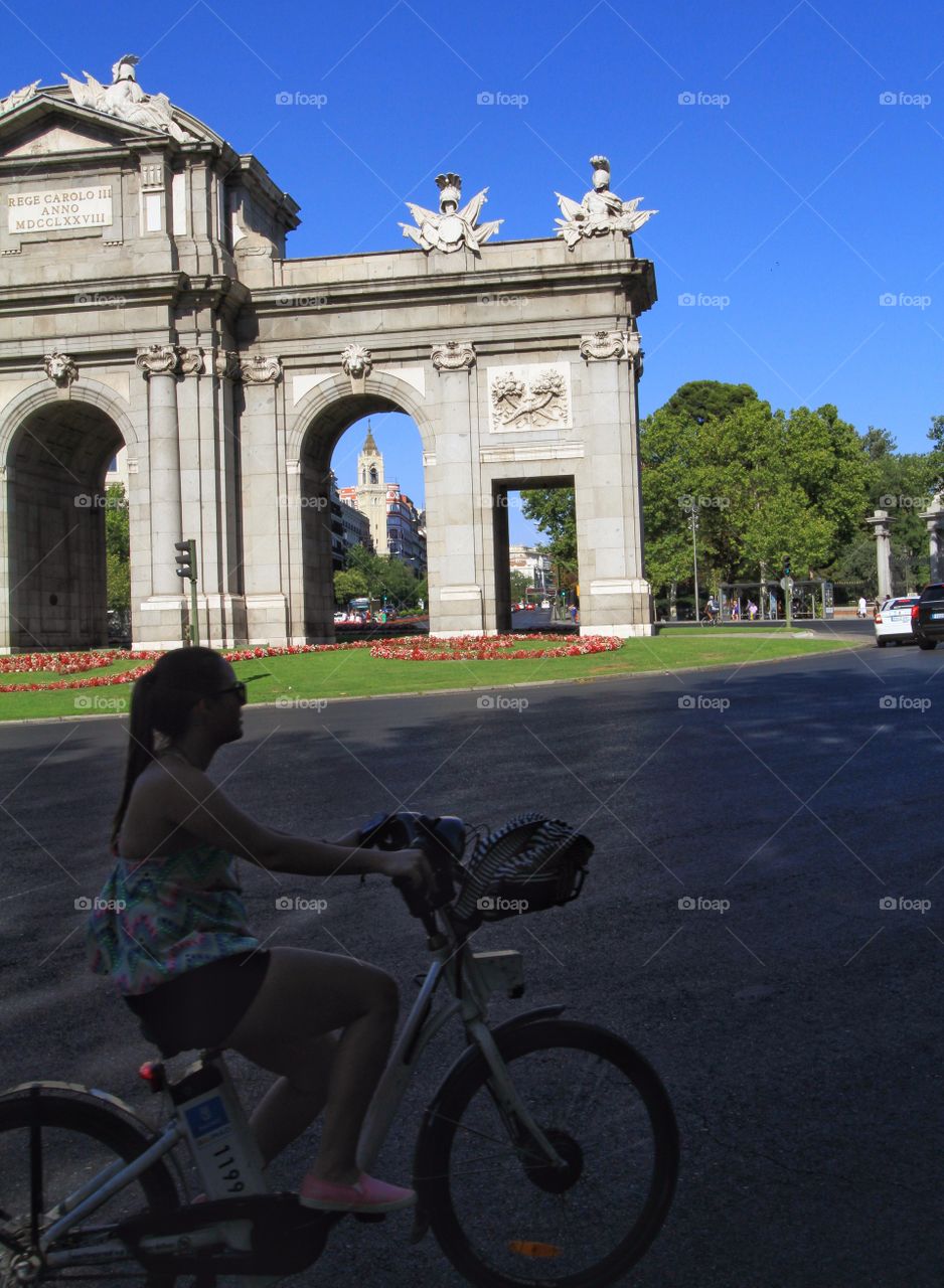 Cycling in Madrid 