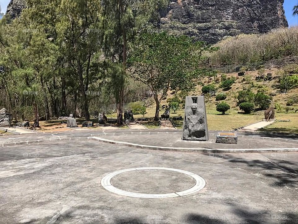 Monument of slavery: sacred place