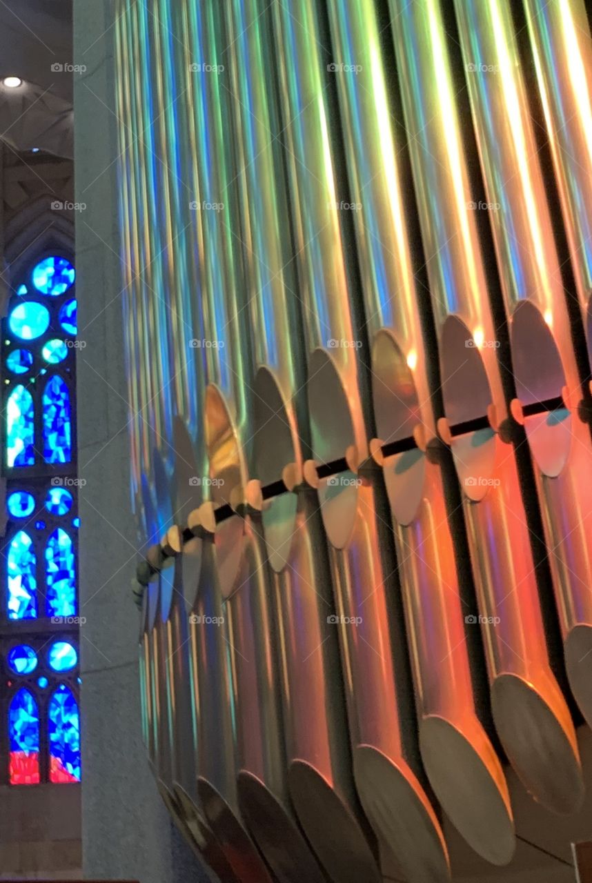 Sagrada Família afternoon organ 