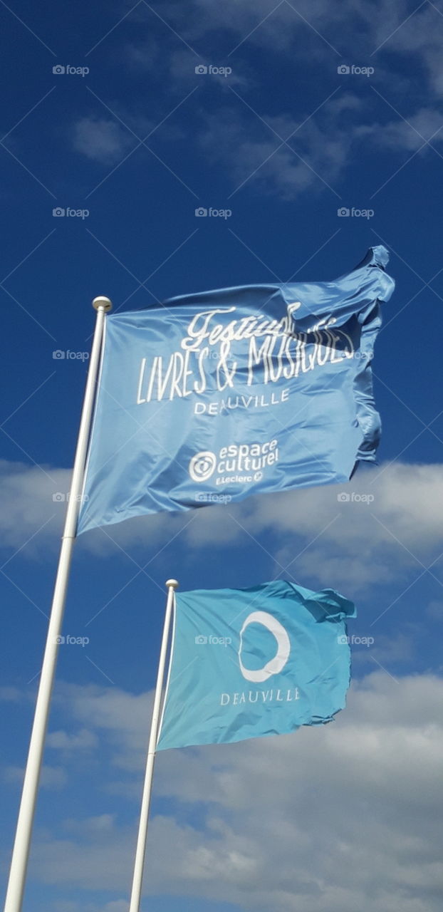 flags in Deauville