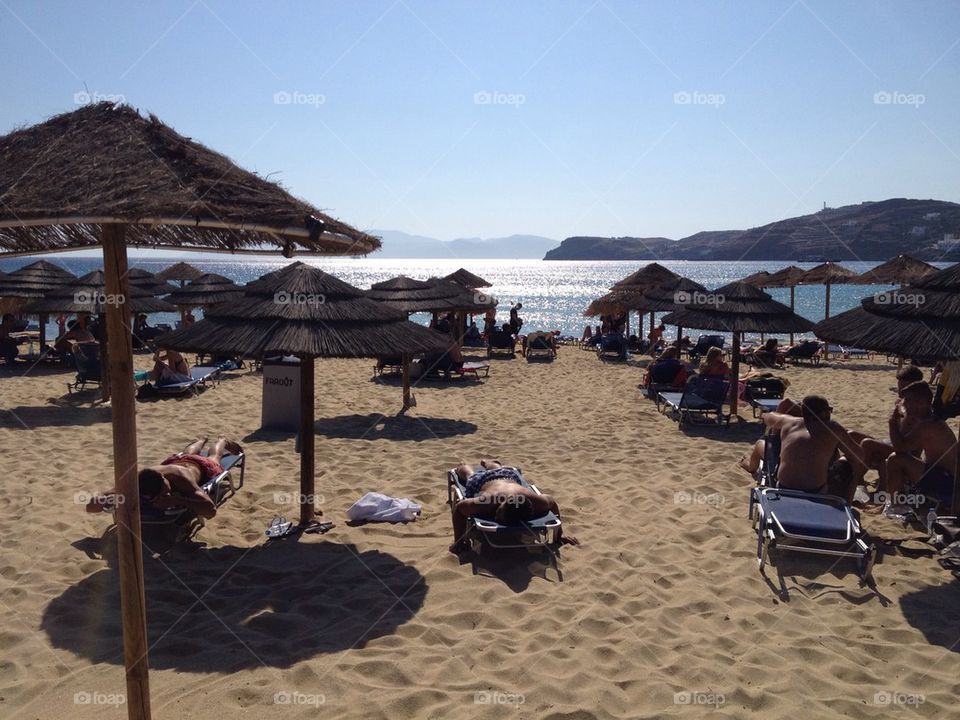 Mylopotas Beach, Ios, Greece.