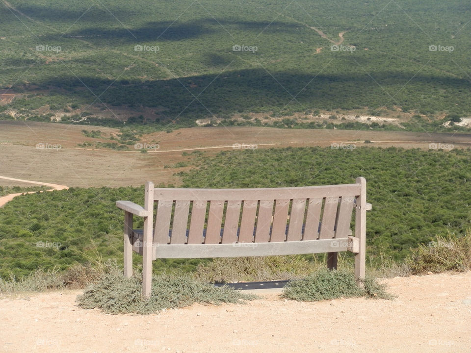 Isolated bench