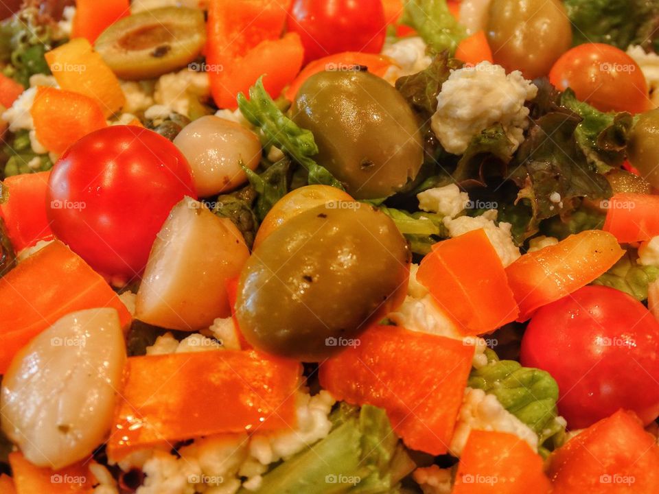 Colorful Greek Salad