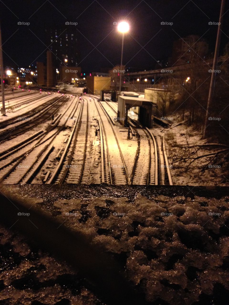 Rails Snow mess