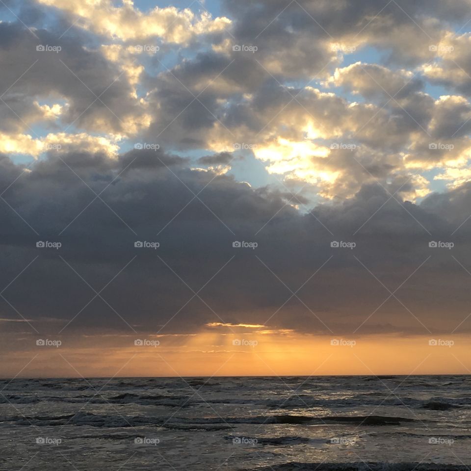 Winter Sunrise over Gulf of Mexico