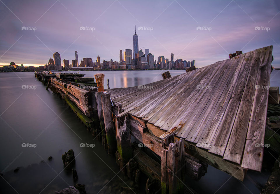 NYC from Jersey City during a wonderful sunset!