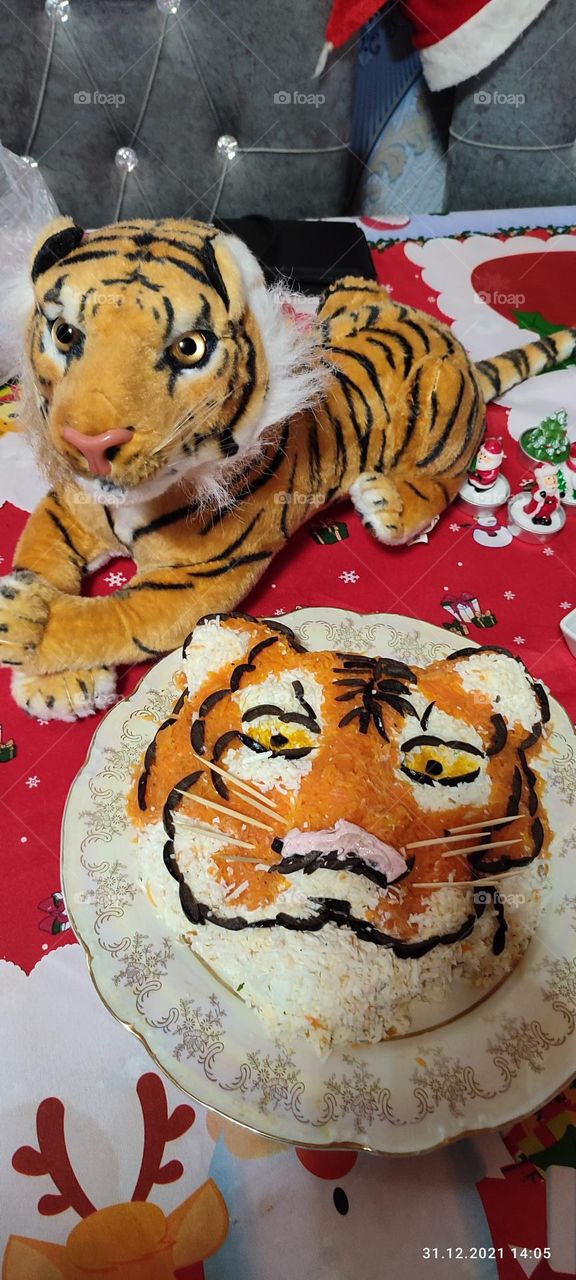 тигр салать