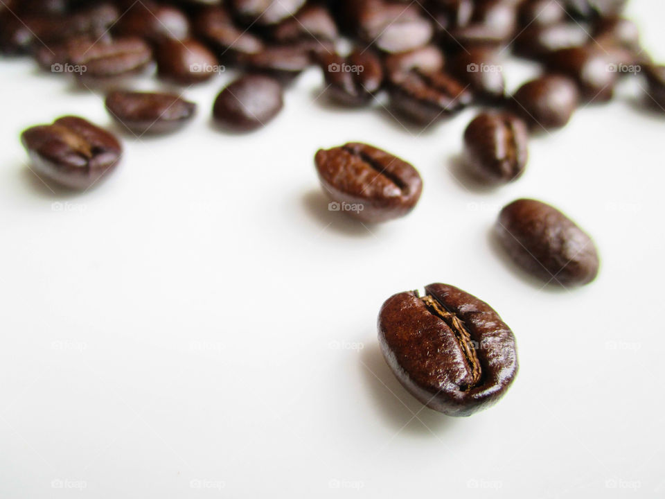 Close-up of coffee beans