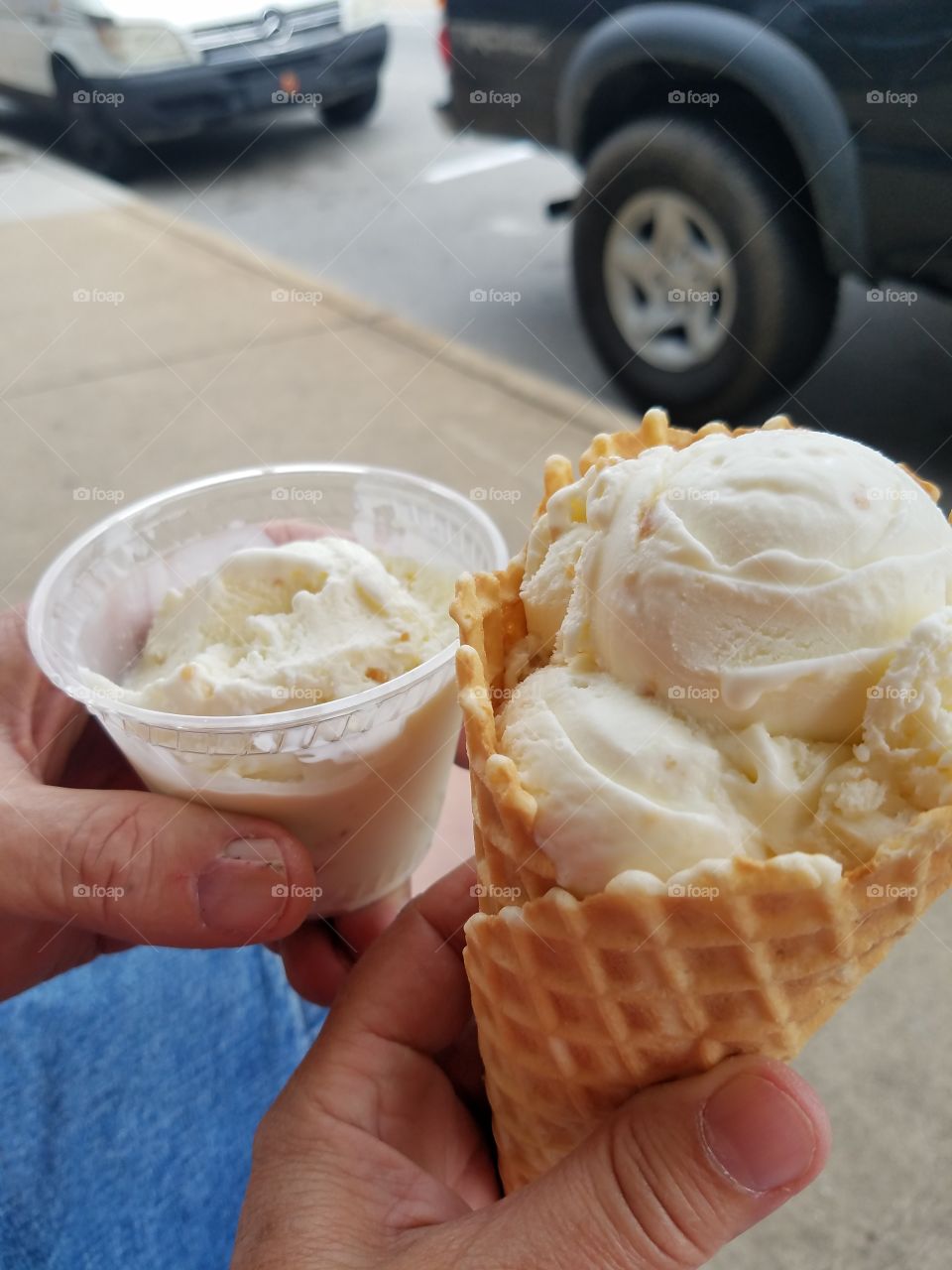 Summer time ice cream