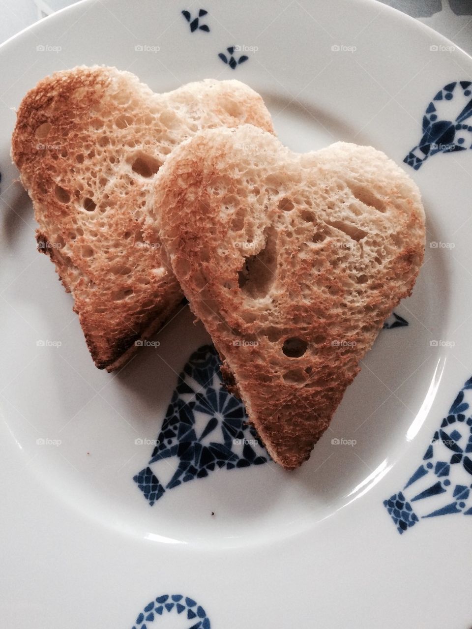 Toast hearts