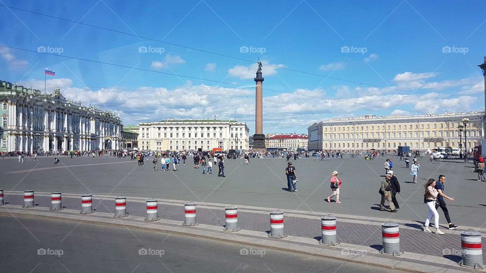 St Petersbourg city square