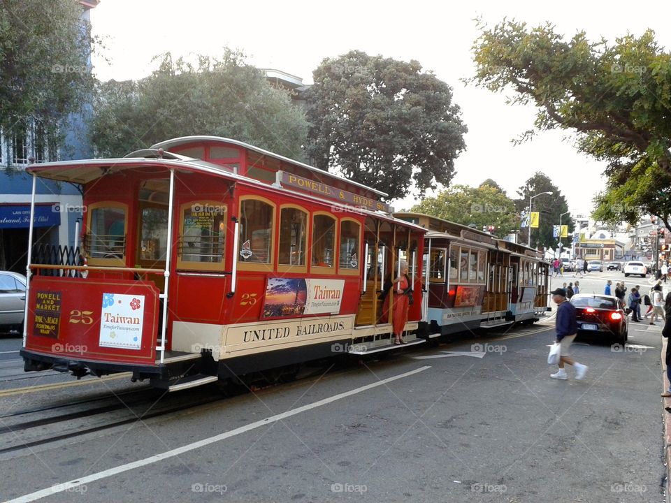 San Francisco historic tram