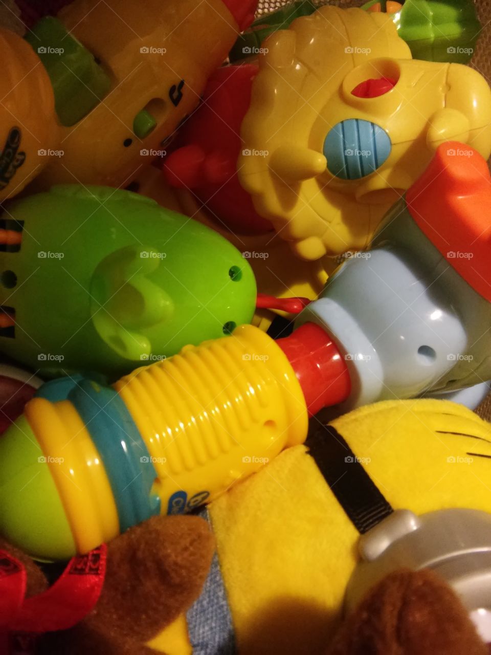 colorful toys