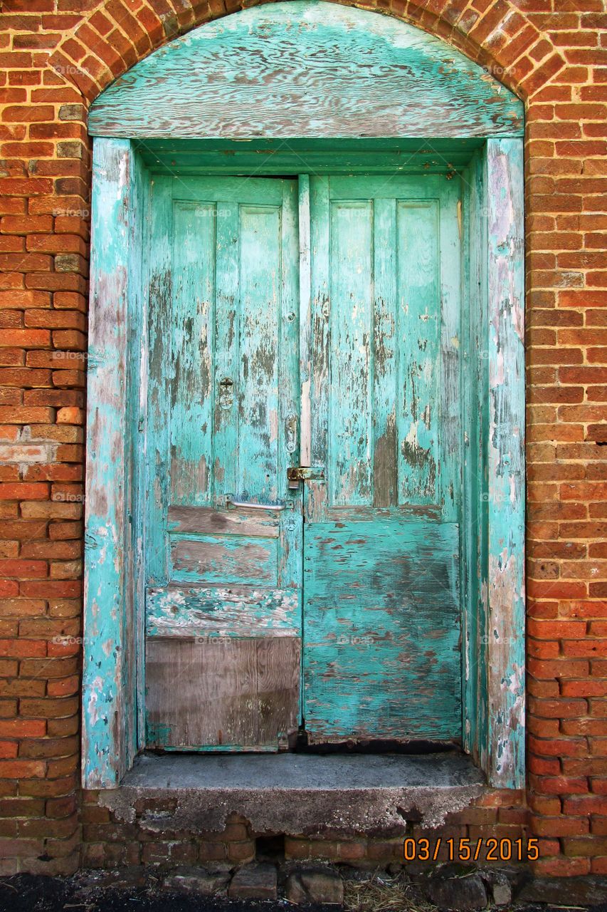 Old antique door