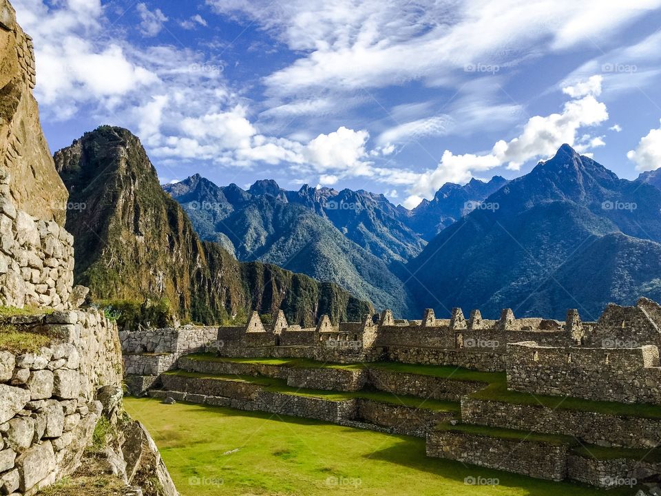 Ancient city on the top of mountain 