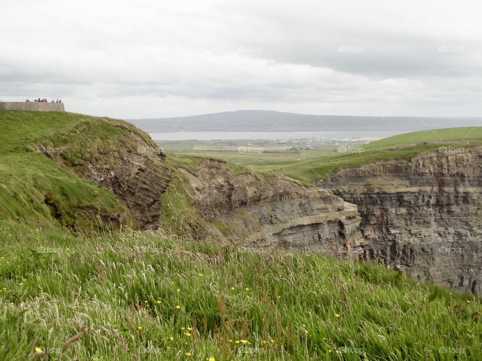 Cliff and mountain