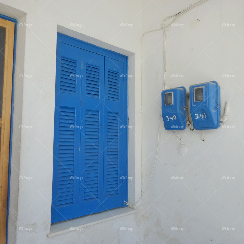 view of greek island