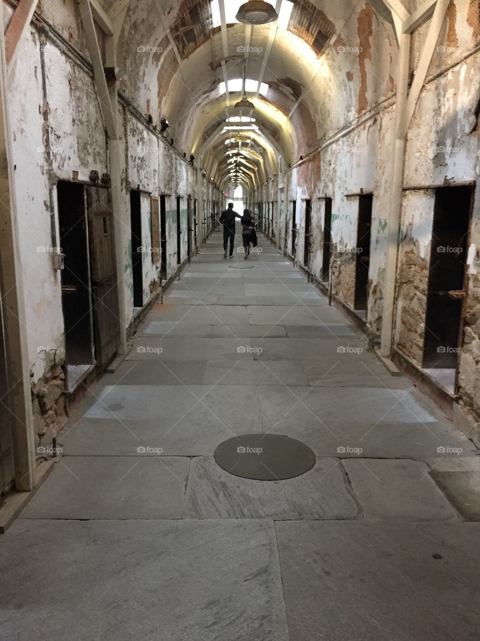 Inside the historic Eastern State Penitentiary in Philadelphia, PA. 