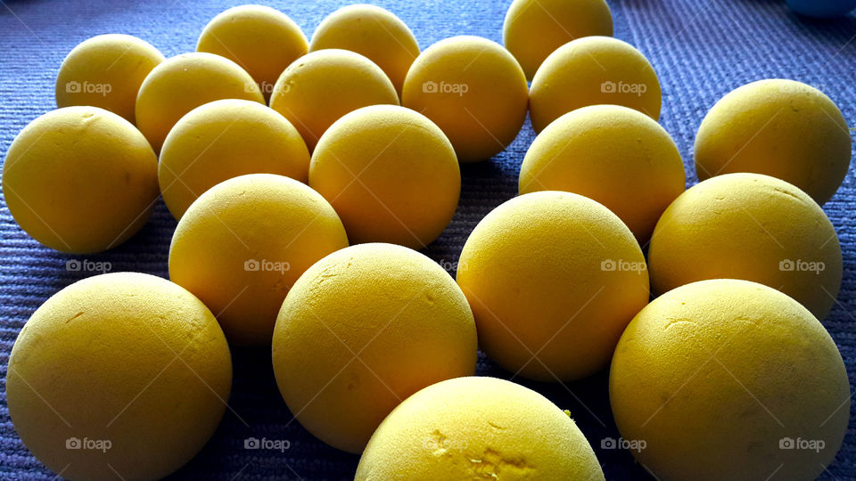 Yellow balls