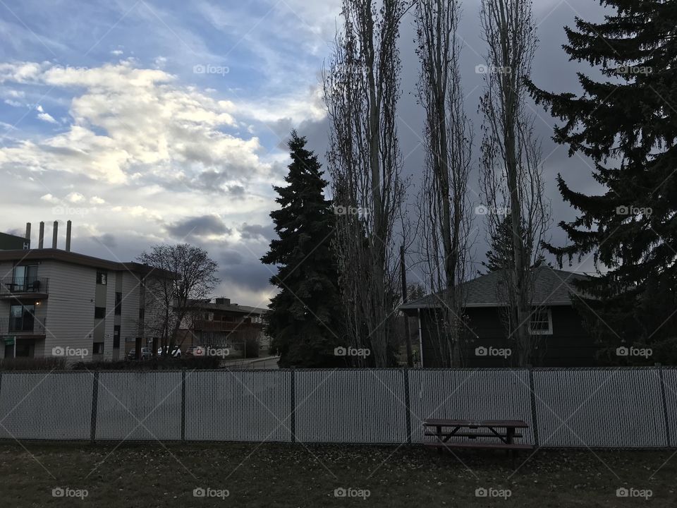 Rain clouds are coming this way.