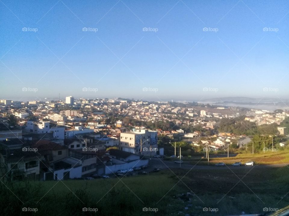 panoramica da cidade Varginha-MG, brasil