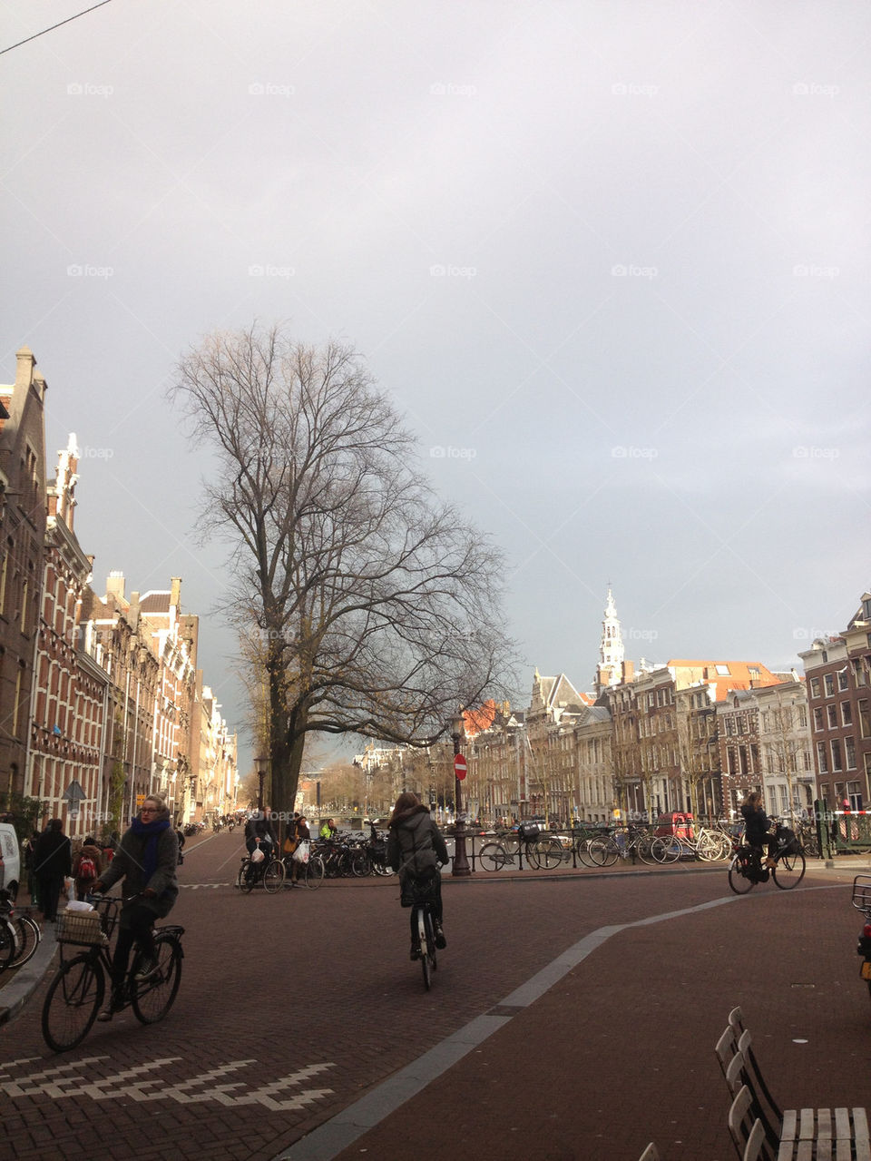 bicycle city amsterdam holland by Marissa