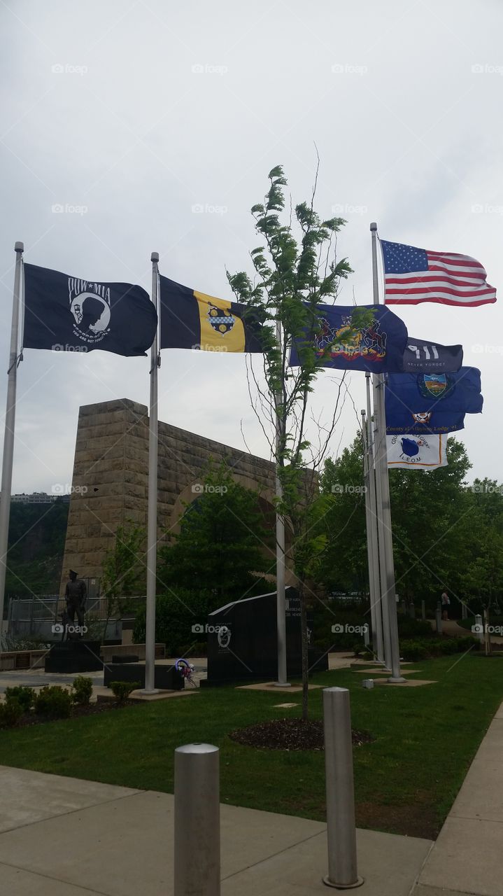 First responder flags