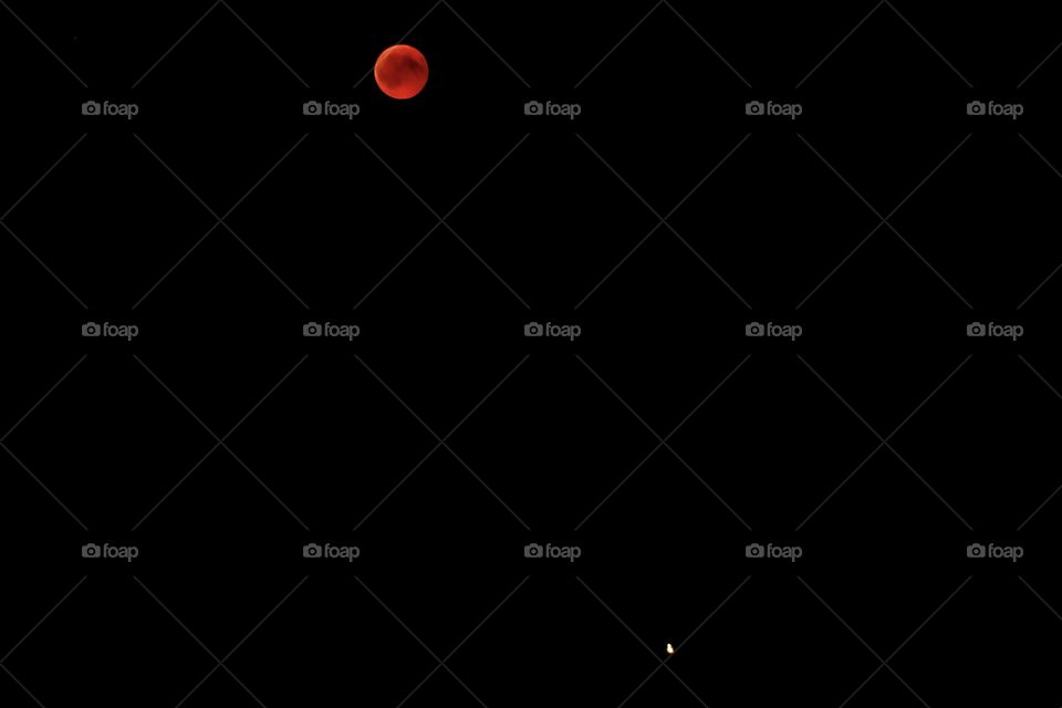 Bloodmoon with Mars